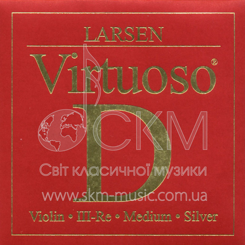 Струна для скрипки Ре LARSEN VIRTUOSO, серебро