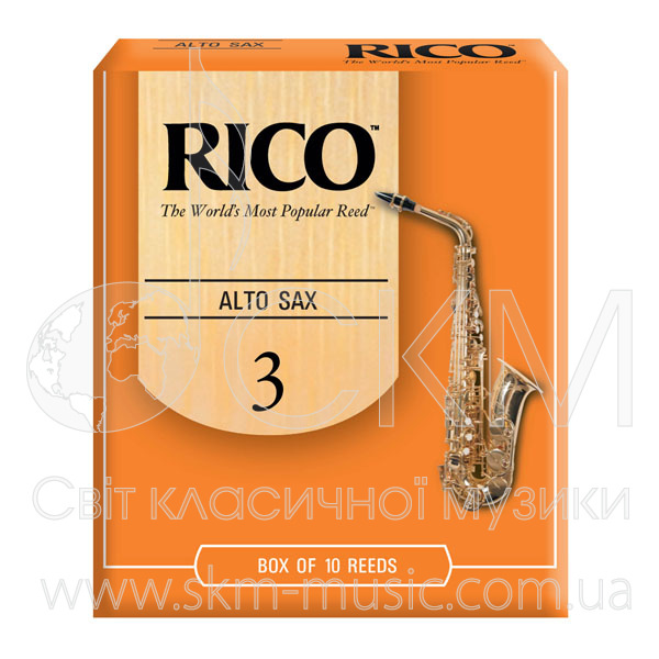 Трости для саксофона альт Rico, штука