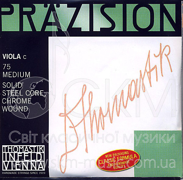 До THOMASTIK PRAZISION, хромовая обмотка
