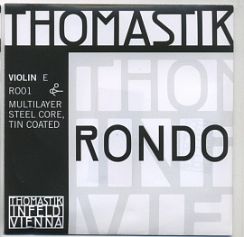 Струна для скрипки Ми THOMASTIK RONDO, карбоновая сталь, луженая, съемный шарик