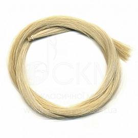 Волос монгольский, белый, высокого качества, для контрабаса, 80 см,  10,0 гр.