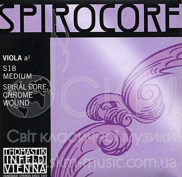 Ля THOMASTIK SPIROCORE, хромовая обмотка