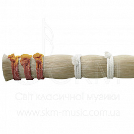 Волос монгольский, белый, премиум класса, для скрипки и альта, 90 см, 480 гр.