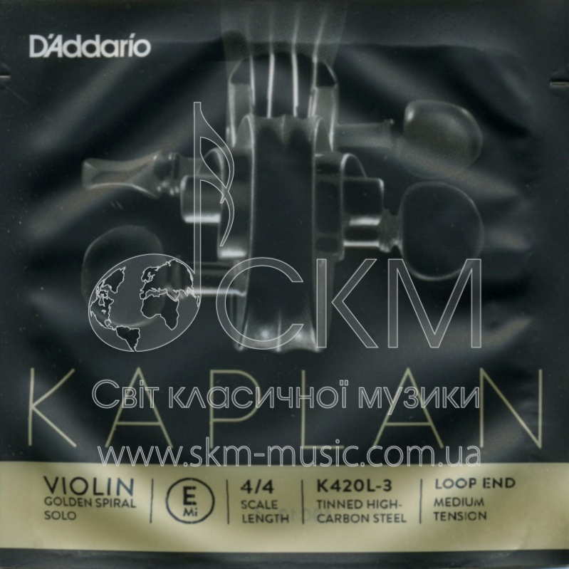 Ми KAPLAN Golden Spiral Solo, сталь, петля