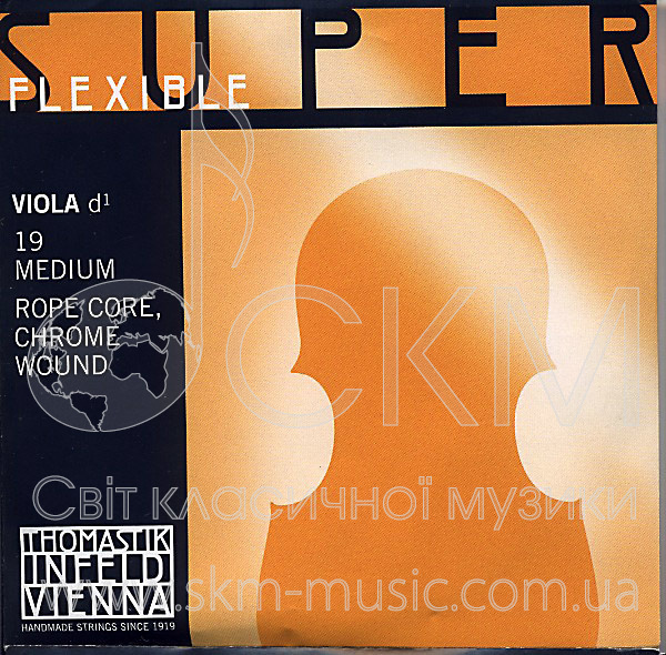 Ре THOMASTIK SUPERFLEXIBLE, хромовая обмотка