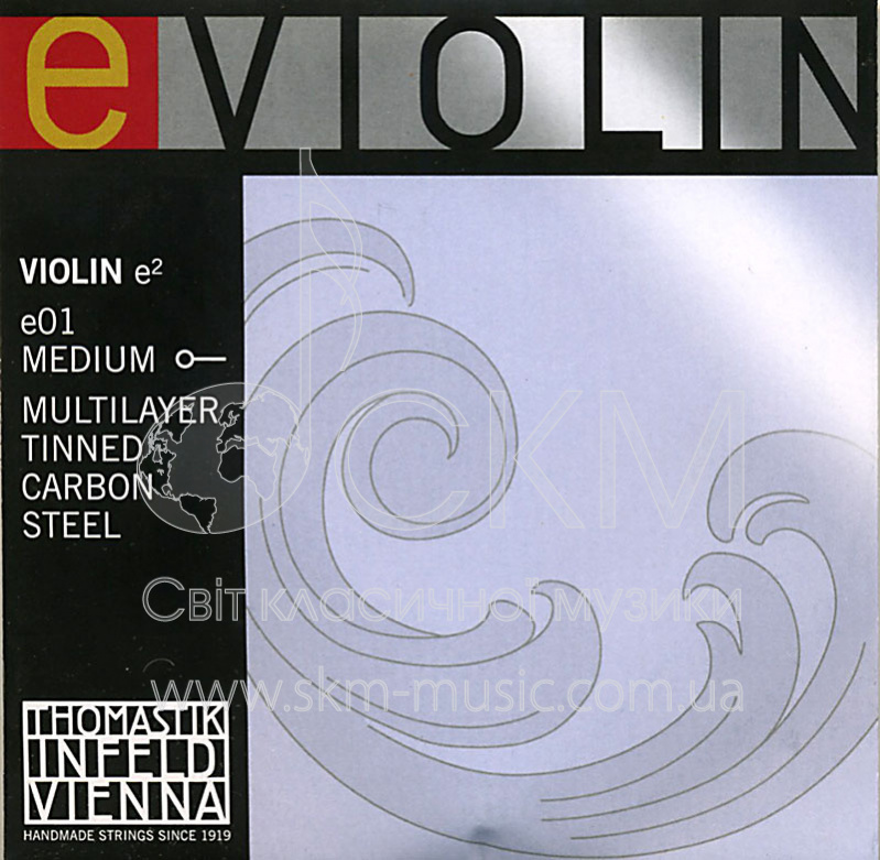 Ми THOMASTIK Special E-violin, жесткая, многослойная карбоновая сталь