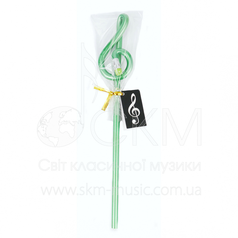 Карандаш с скрипичным ключом (разных цветов)