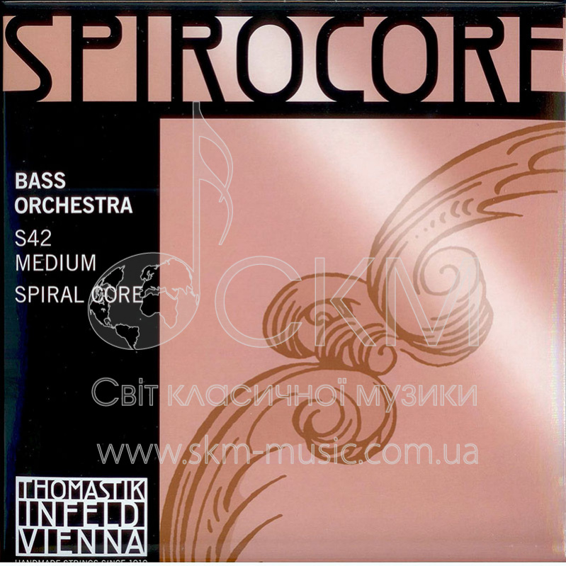 Ля1 THOMASTIK SPIROCORE ORCHESTER, спиральный сердечник/хромовая обмотка
