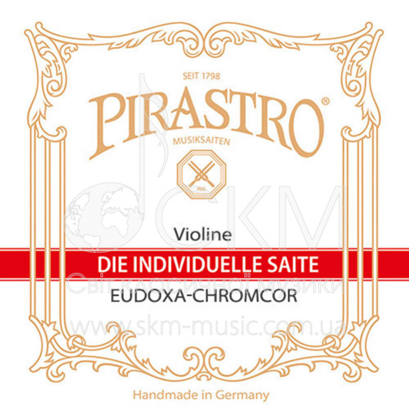 Ля PIRASTRO  EUDOXA-CHROMCOR, сталь/хромсталь