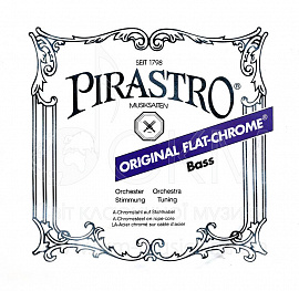 Ми PIRASTRO ORIGINAL FLAT-CHROME ORCHESTER, сердечник стальная проволока