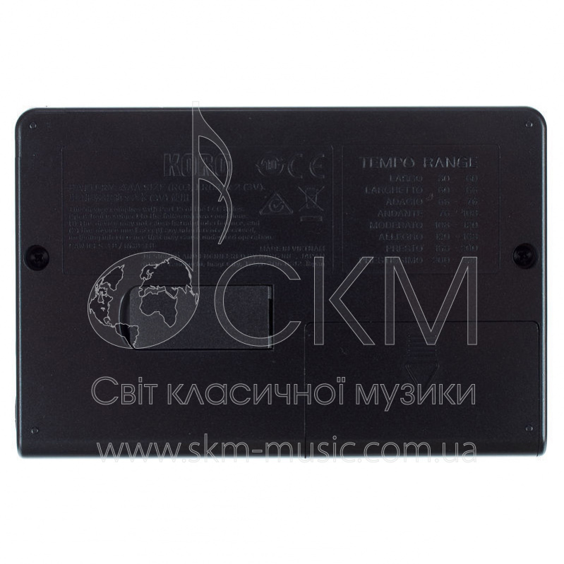 Метроном - тюнер KORG-TM50 BK, хроматический, многофункциональный