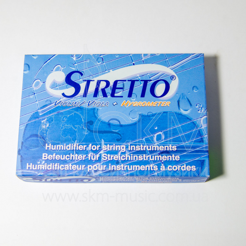 Увлажнитель для скрипки и альта Stretto, с гигрометром Digital