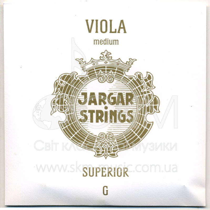 Струна для альта Соль JARGAR SUPERIOR, синтетика/серебро
