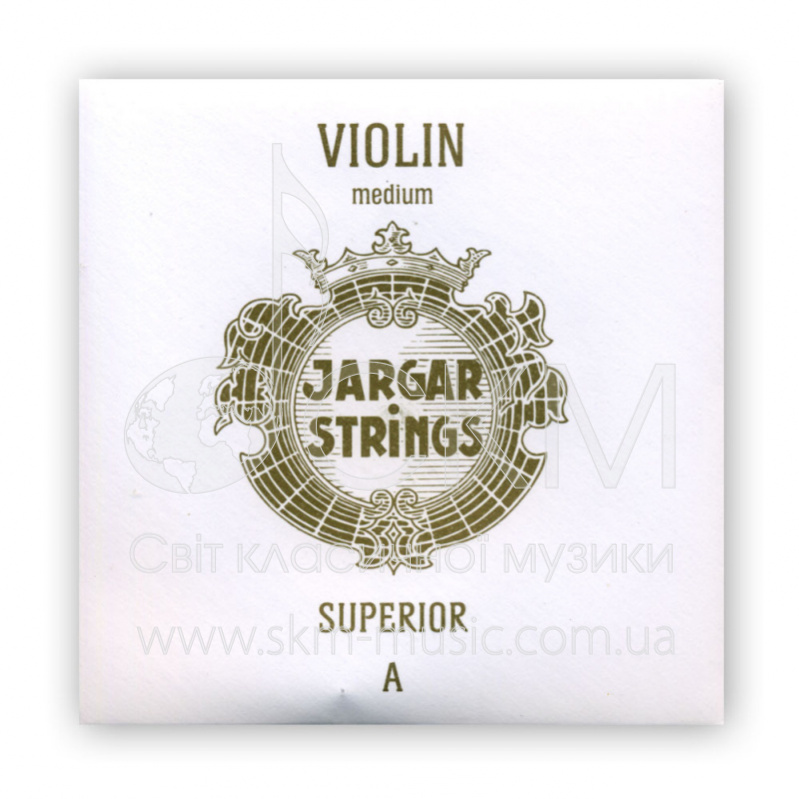 Струна для скрипки Ля JARGAR SUPERIOR, синтетика/алюминиевая обмотка