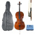 Набор: виолончель YB40VCS 4/4, смычок, чехол, канифоль, размеры от 1/16 до 1/4