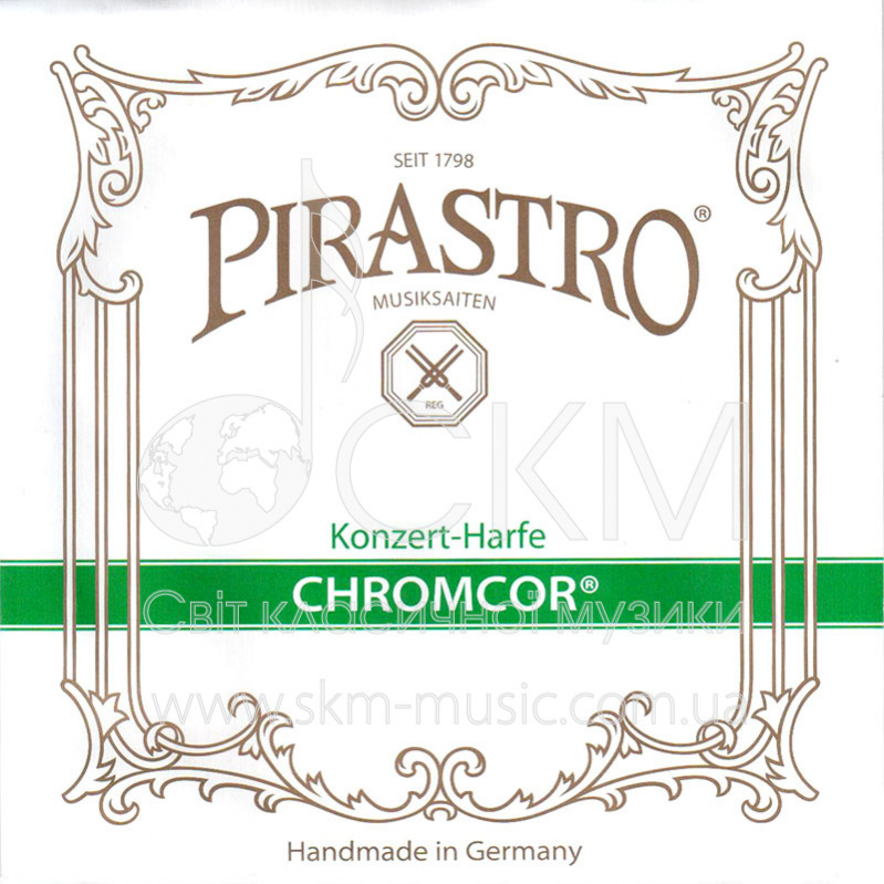 Струна для арфы  Си бемоль PIRASTRO CHROMCOR 5-й октавы, сталь/серебро