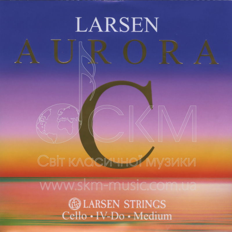 Струна для виолончели До LARSEN AURORA, хромсталь/вольфрам