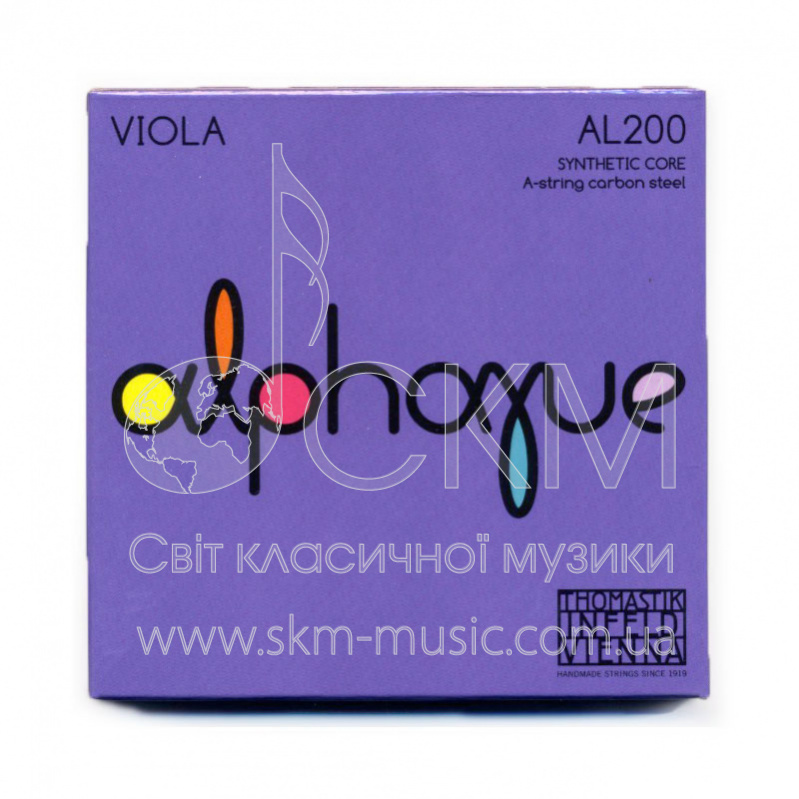Комплект струн для альта THOMASTIK ALPHAYUE 3/4