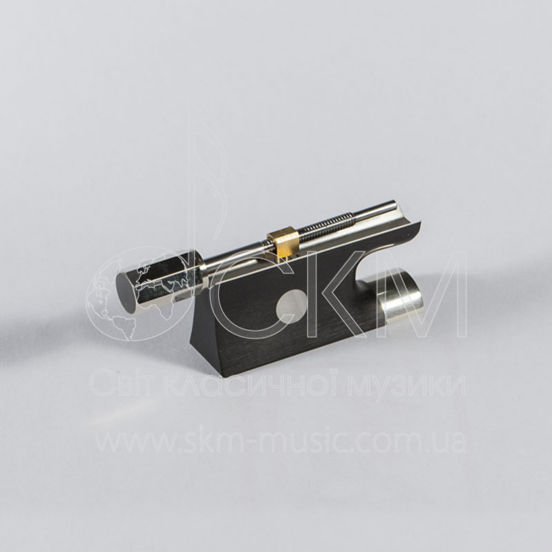 Колодка для скрипичного смычка 4/4, 3/4, 1/2, 1/4, 1/8, 1/16, 1/32, Paulus, мельхиор (nickel-silver)
