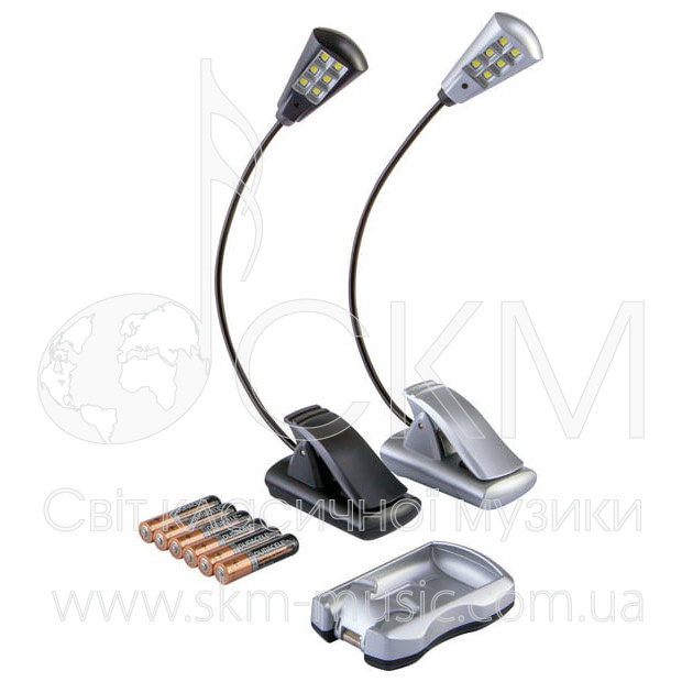 Комплект подсветок для пюпитров K&M 12289 Flex-Lights, 2 штуки (черная, серебристая)