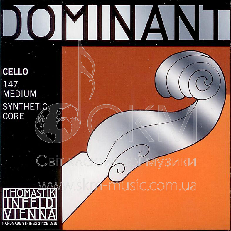 Соль THOMASTIK DOMINANT, хромовая обмотка