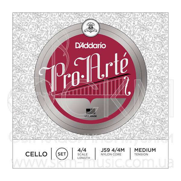 Ля D'ADDARIO PRO ARTE, сердечник перлон/алюминий