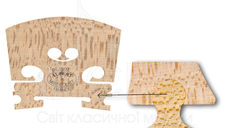 Подставка для скрипки 1/4-4/4 Aubert, регулируемые ножки, средняя