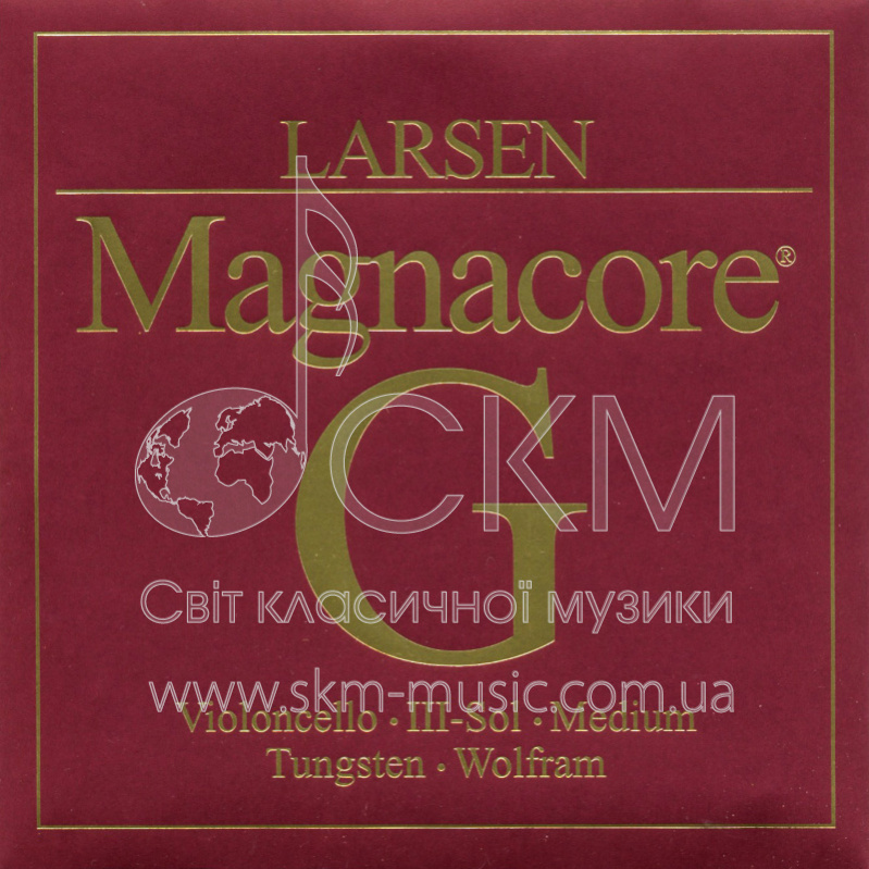 Струна для виолончели Соль LARSEN MAGNACORE, сердечник витая сталь/вольфрам