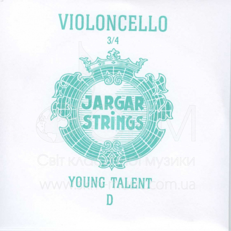 Струна для виолончели Ре JARGAR YOUNG TALENT 3/4, хромсталь