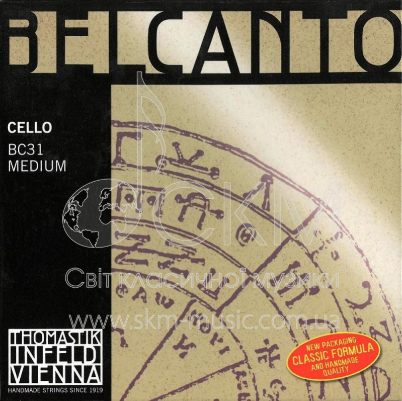 Ре THOMASTIK BELCANTO, хромовая обмотка