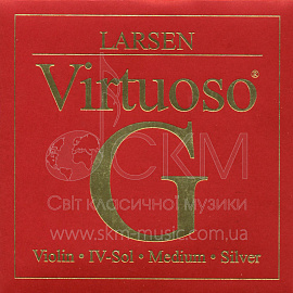 Струна для скрипки Соль LARSEN VIRTUOSO, серебро