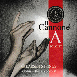 Струна для скрипки Ля LARSEN IL CANNONE SOLOIST DIRECT & FOCUSED, синтетика/алюминиевая обмотка