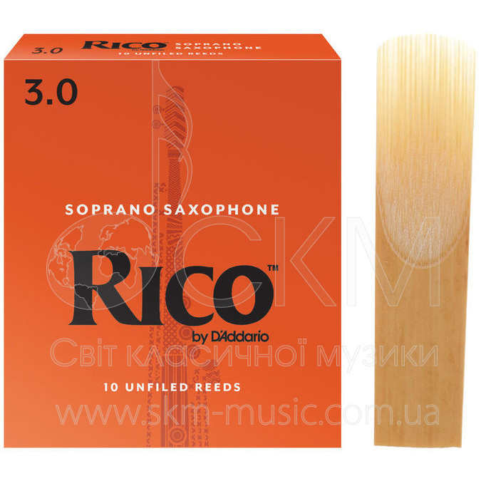 Трости для саксофона сопрано D'Addario (Rico), штука