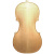 Белая виолончель 3/4, модель Stradivarius