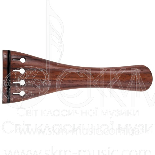 Подгрифник для скрипки 3/4-4/4, круглый, розовое дерево