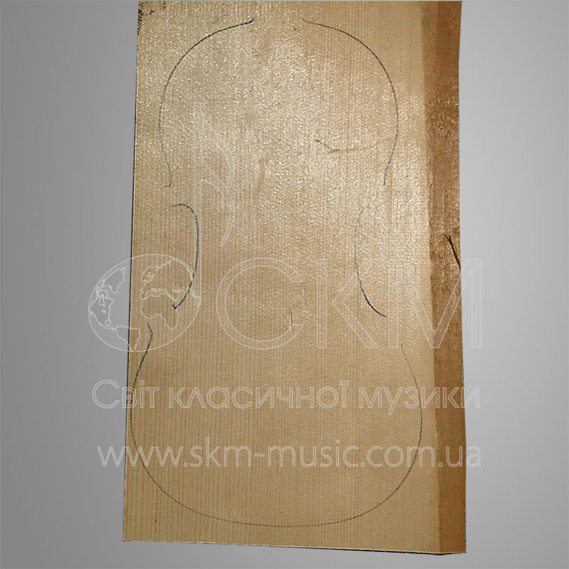 Резонансная ель для цельной скрипичной (альтовой) верхней деки