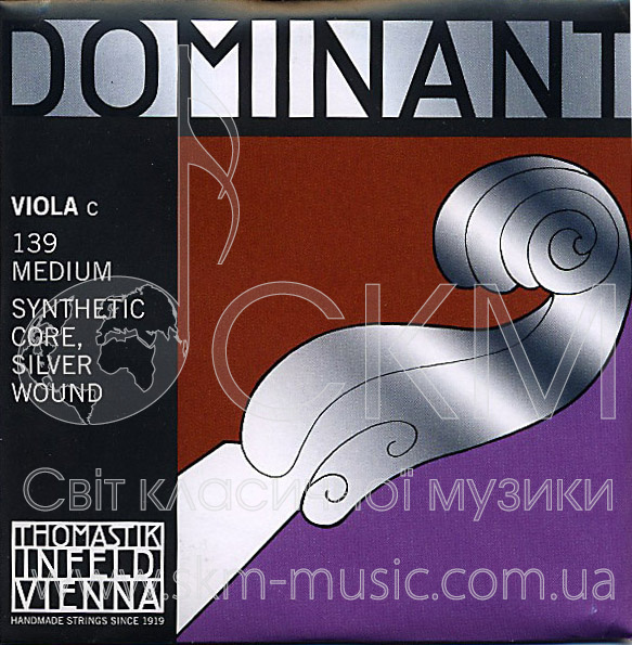 До THOMASTIK DOMINANT, серебряная обмотка