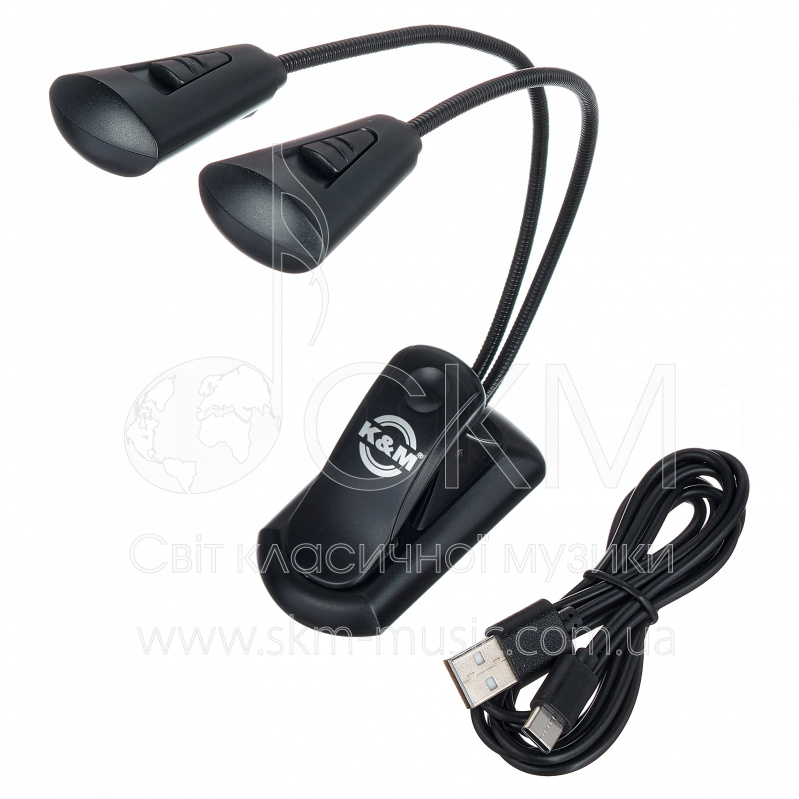 Подсветка для пюпитров K&M 12259 Double2 LED FlexL Akku