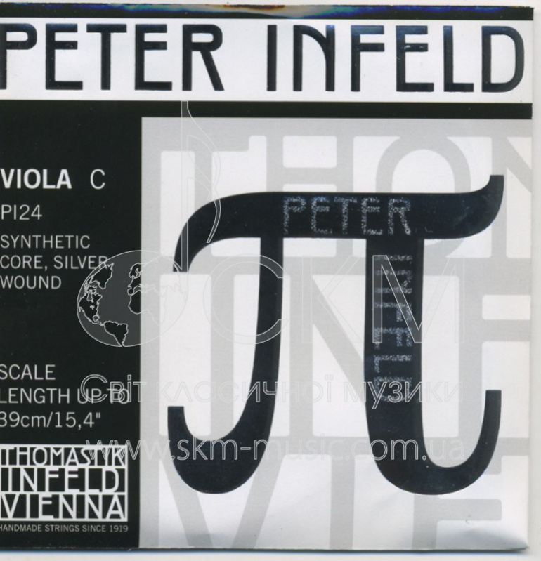 Струна для альта До THOMASTIK PETER INFELD, синтетика/серебряная обмотка