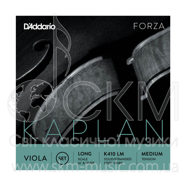 Струна для альта Ля KAPLAN, сталь/титановая обмотка