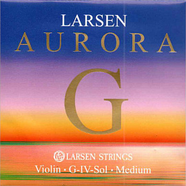 Струна для скрипки Соль LARSEN LARSEN AURORA, синтетика/серебряная обмотка