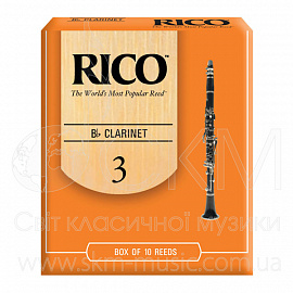 Трости для кларнета Rico, штука (№ 1,5; 2; 2,5; 3; 3,5; 4)