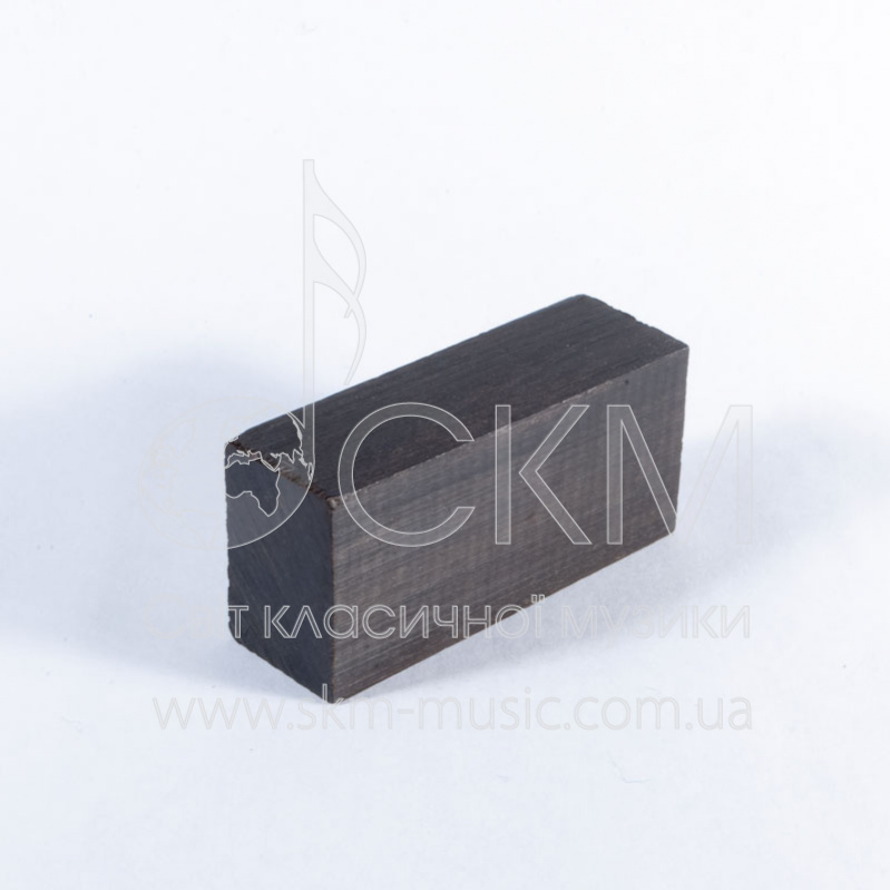 Блок-заготовка для виолончельной колодки, черное дерево