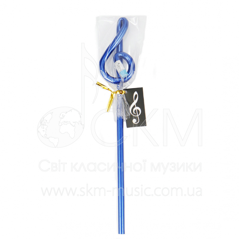 Карандаш с скрипичным ключом (разных цветов)
