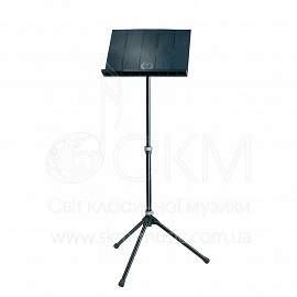 Пюпитр оркестровый K&M 12120, пластиковый складывающийся планшет (черный)