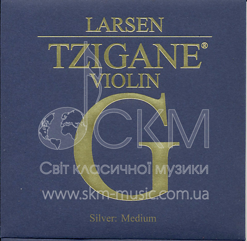Соль LARSEN TZIGANE, основа жилы волокно/серебро
