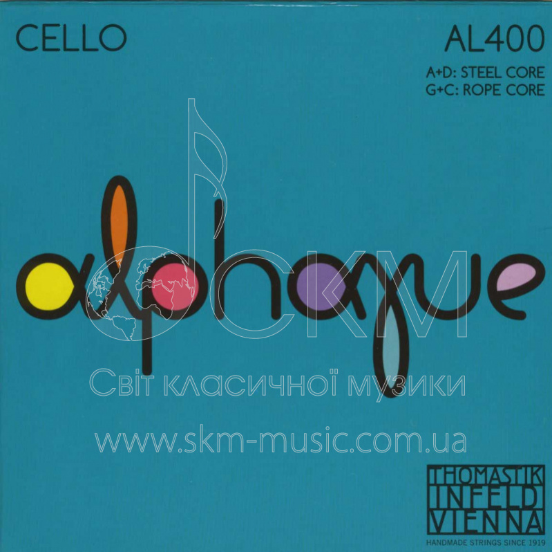 Комплект струн для виолончели THOMASTIK ALPHAYUE 1/8