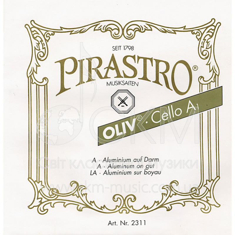 Ля PIRASTRO OLIV, жила/алюминий