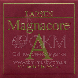 Струна для виолончели Ля LARSEN MAGNACORE, сталь/хромсталь