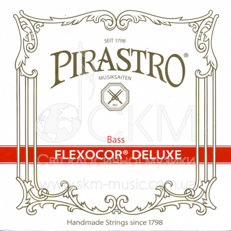 Струна для контрабаса Ми2 PIRASTRO FLEXOCOR DELUXE SOLO, сталь/хромсталь